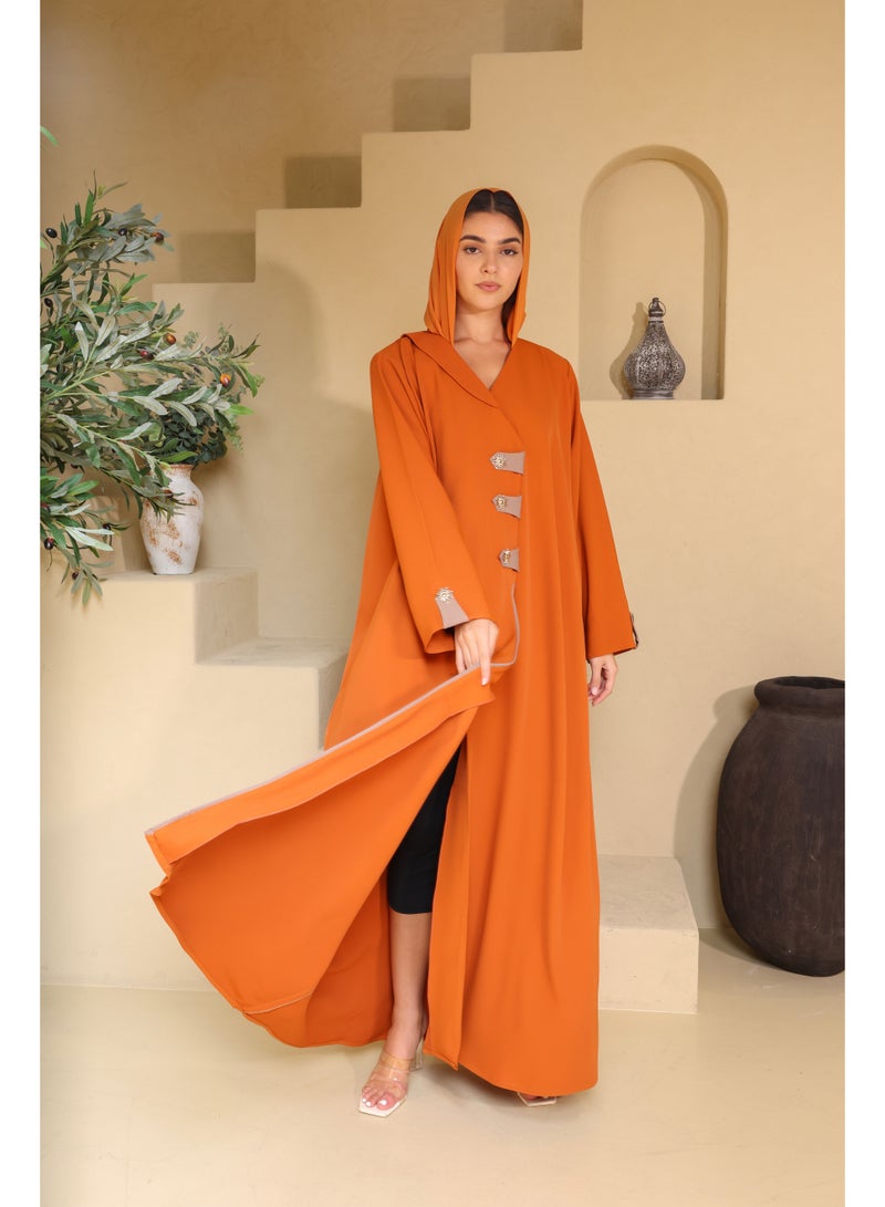 IKKXA Modern Terracotta Abaya - Image 1